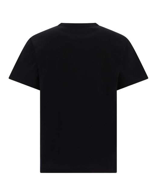 Camiseta bordada de Alexander McQueen de hombre de color Black