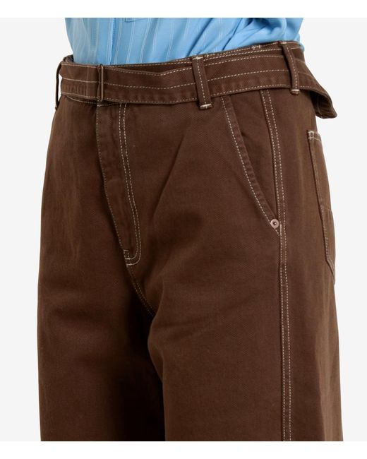 Semicouture Brown Trousers