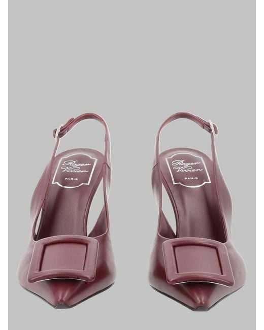Roger Vivier Pink Slingback Sandals