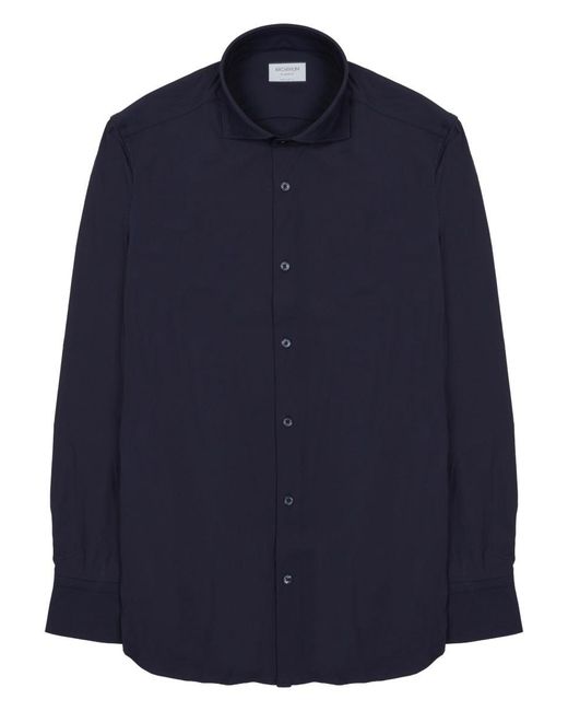 ARCHIVIUM BE UPDATED Blue Shirt Technical Fabric for men