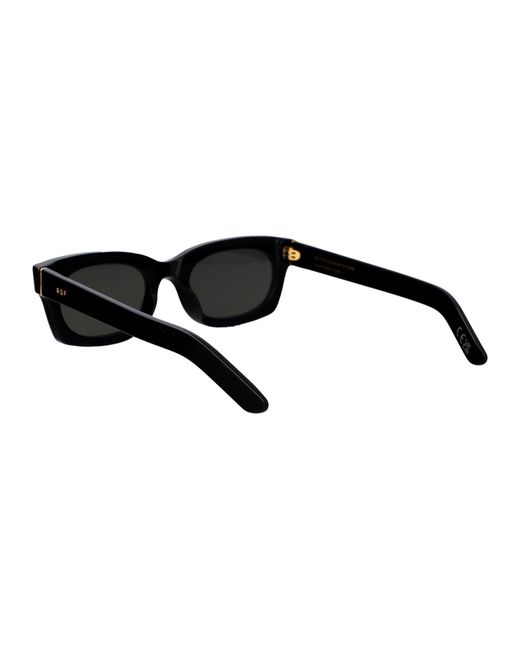 Retrosuperfuture Black Rectangular Sunglasses B5 B Blk