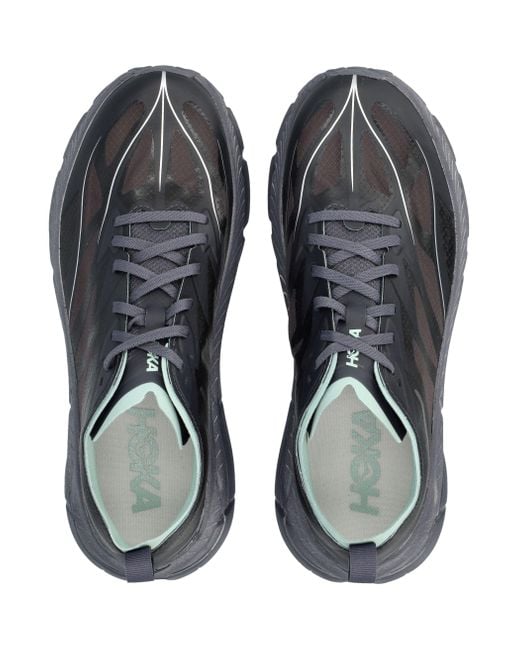 Hoka One One Blue Mafate Speed 4 Lite Sneakers