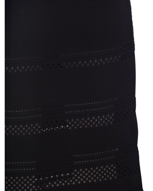 Fabiana Filippi Black Light Cotton ärmellose Kleid