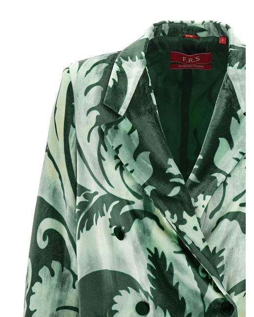 F.R.S For Restless Sleepers Green 'Mereope' Blazer