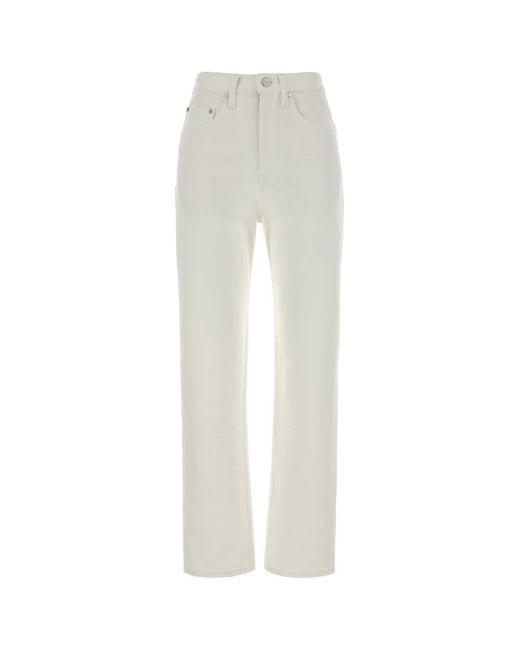 Jil Sander White Denim Jeans
