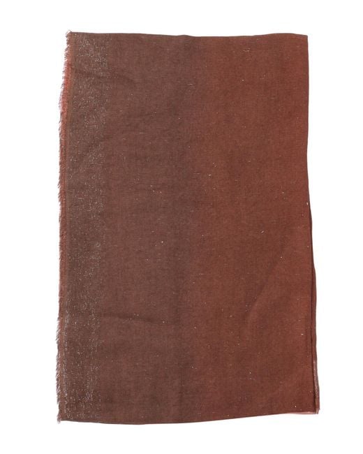 Faliero Sarti Brown Diamante Sfume 135X180 Scarf