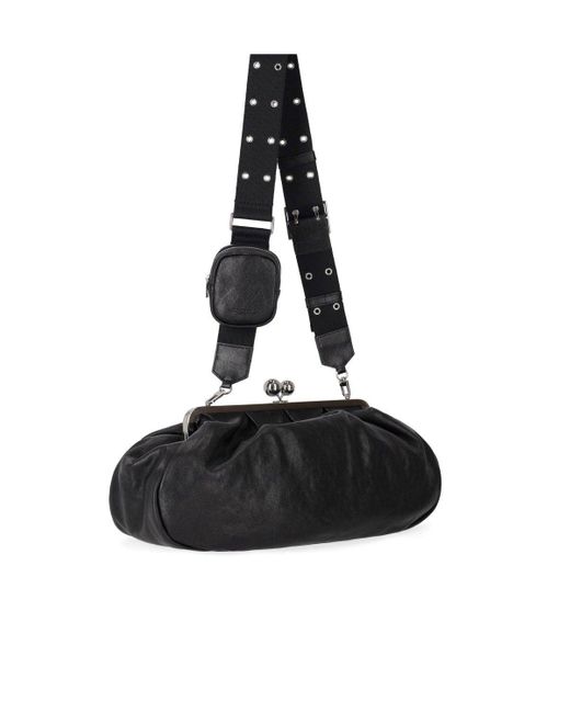 Weekend by Maxmara Cristin Large Black Clutch