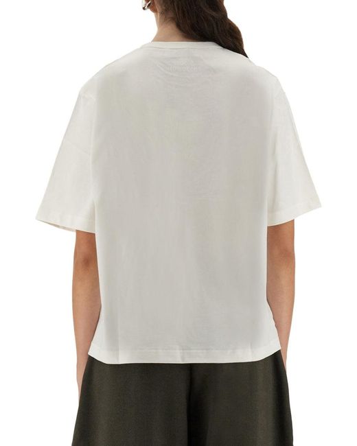 Studio Nicholson White Cotton T-Shirt