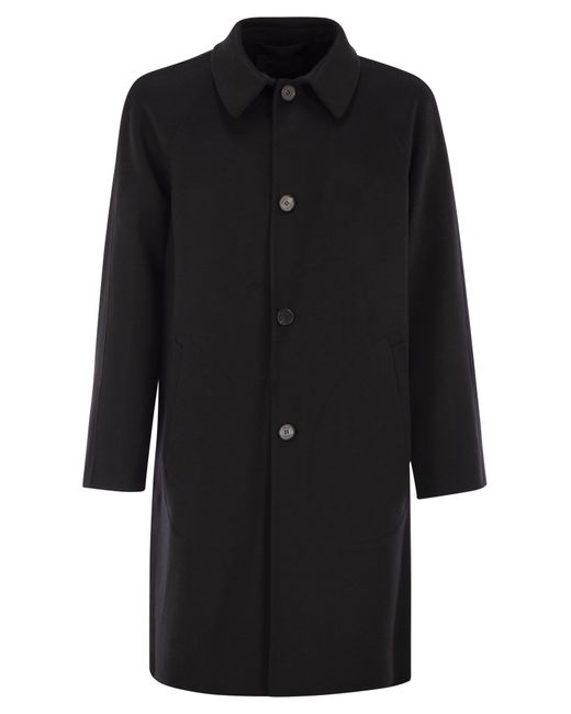 Paltò Black Maurilio Wool Coat for men