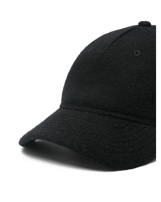 Arte' Black Boiled Wool Cap for men
