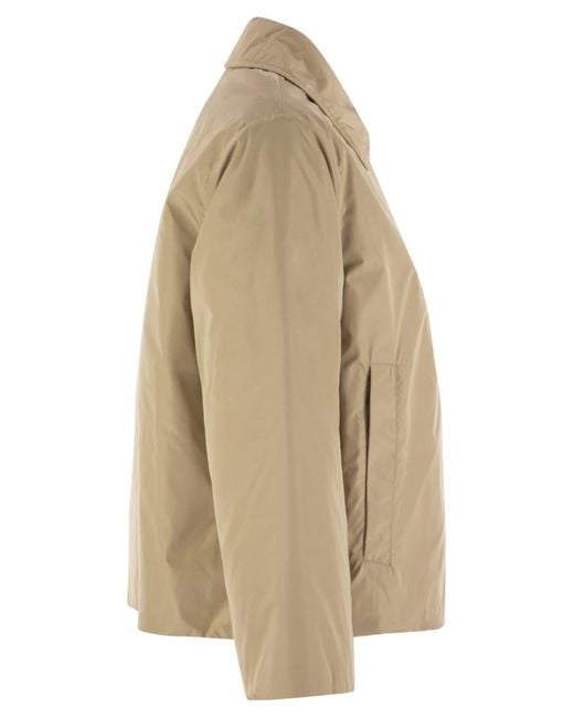 Weekend by Maxmara Mimma Omkeerbare Taft Tafta Jas in het Natural