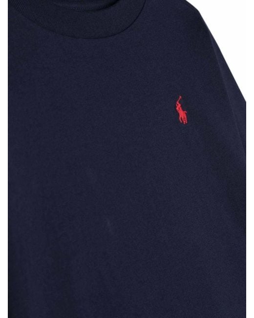 Polo Ralph Lauren Blue T Shirt With Logo
