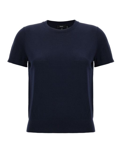 Theory 'basic Tee' -trui in het Blue