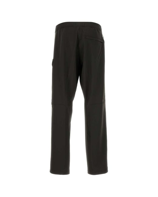 Stone Island Black Charcola Stretch Nylon Pant for men