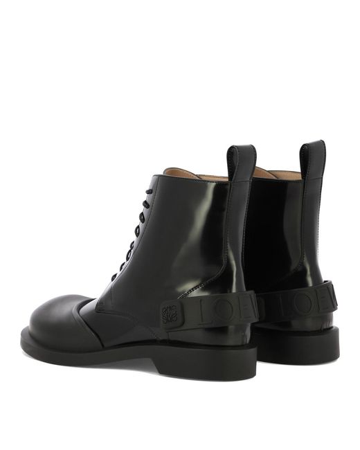Loewe "Campo" Schnürstiefel in Black für Herren