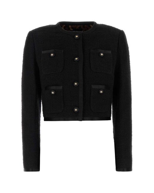 Dolce & Gabbana Black Dolce & Gabbana Jackets And Vests