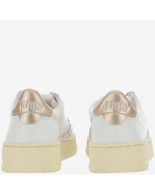 Autry White Medalist Low Sneakers