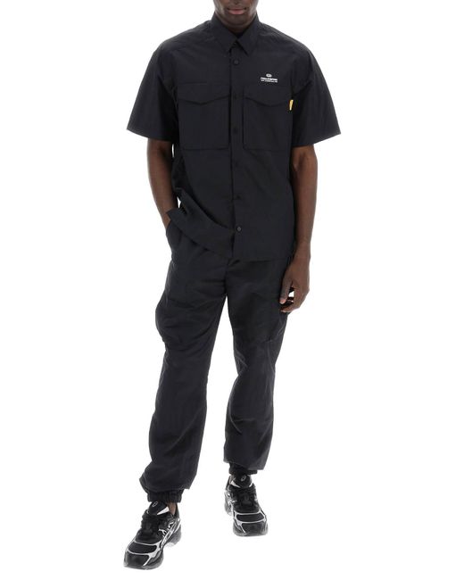 Chemise de poplin Pete Nylon Parajumpers pour homme en coloris Black