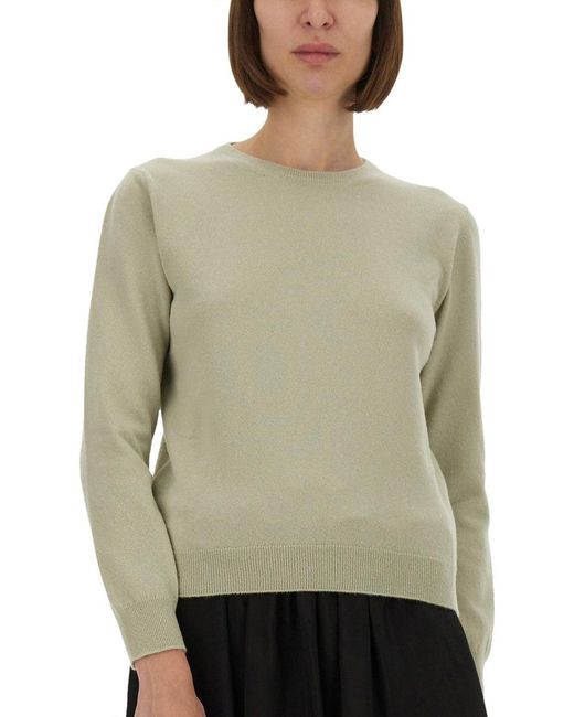 Maison Margiela Green Regular Fit Wool Sweater