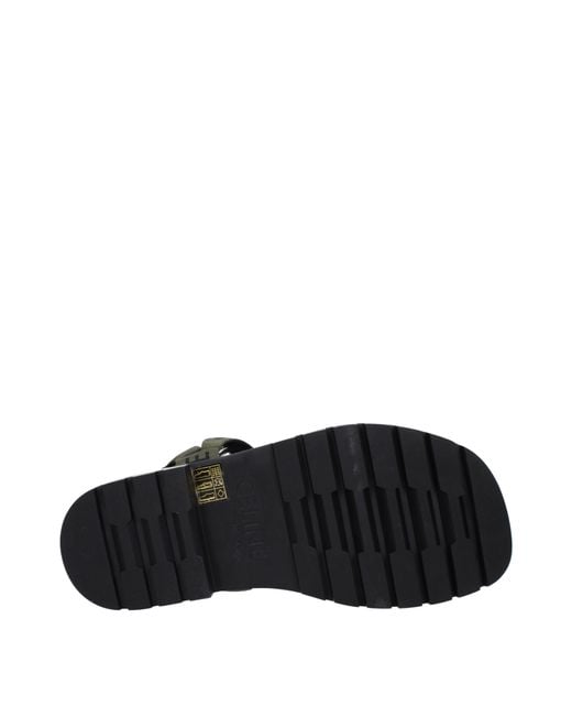 Céline Black Sandals/ Fabric
