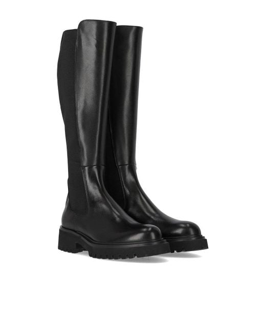 Guglielmo Rotta Black Ranch Boot for men