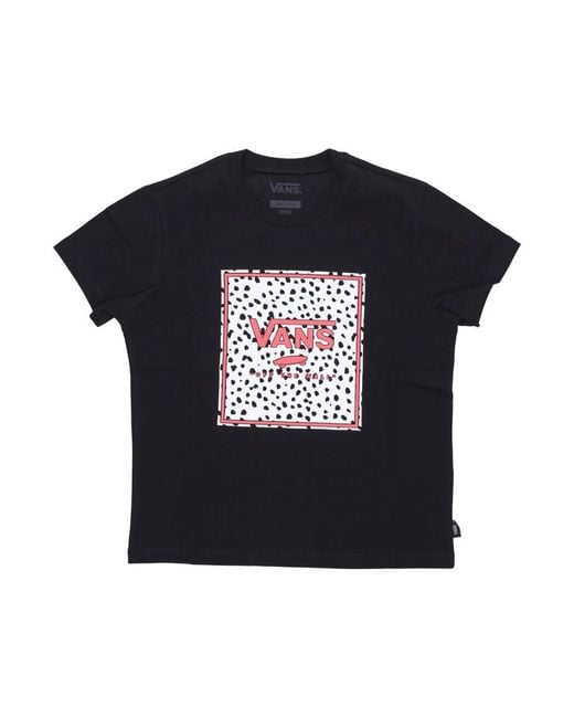 Vans Black "Dalmation Border" Logo T-Shirt