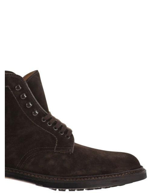 Alden Brown Suede Chukka Boots With Leather And Rubber Sole for men
