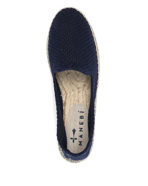 Manebí Blue Flat Espadrilles