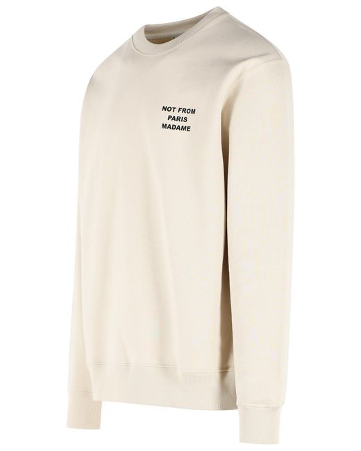 Drole de Monsieur Natural Dark Cotton Hoodie