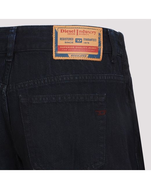 DIESEL Blue Solid Shorts