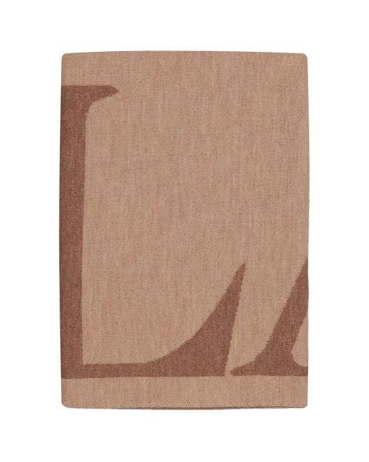 Lanvin Brown Scarfs