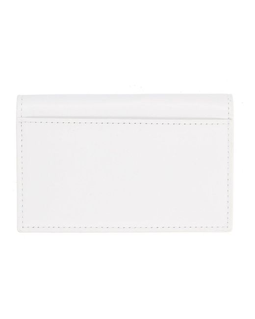 DIESEL White Card Holder "1Dr"
