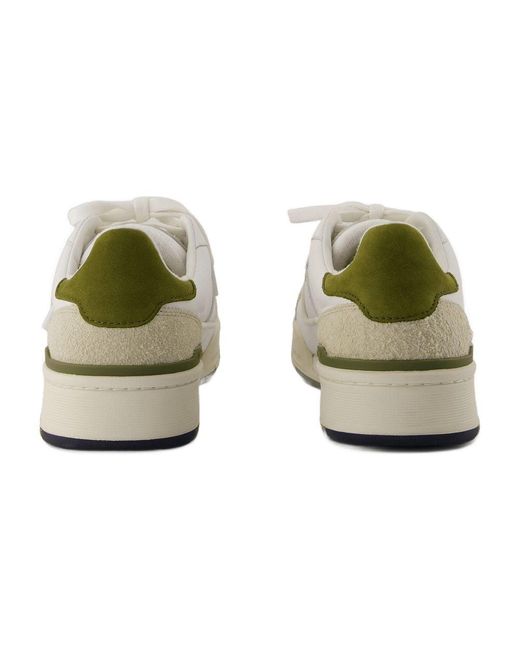 Axel Arigato Ton -Turnschuhe Leder weiß/grün in Gray für Herren