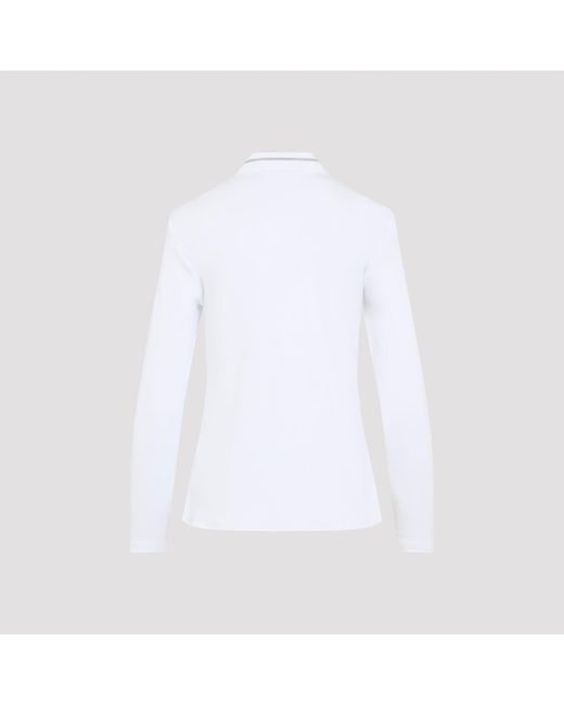 Peserico White Bimaterial Shirt