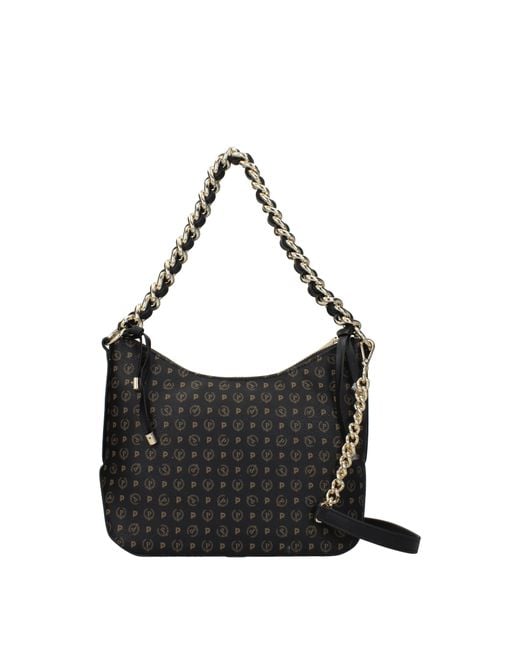 Pollini Black Shoulder Bags Pvc
