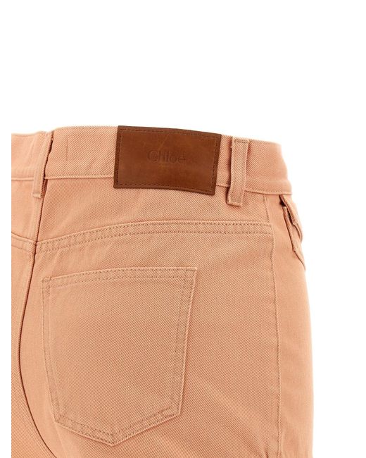 Chloé Orange Shorts "Chloé"