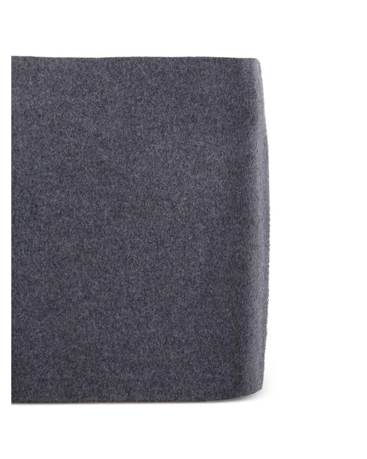 Sportmax Blue Wool Skirt