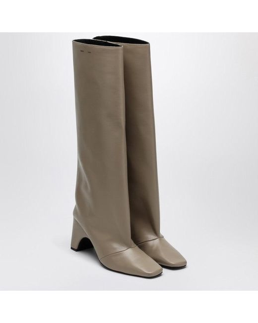 Coperni Brown Leather Bridge Boot