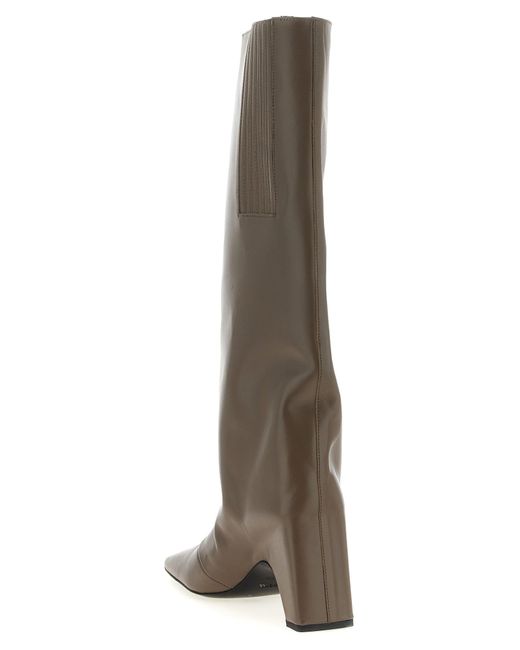 Coperni Brown 'Bridge' Stiefel