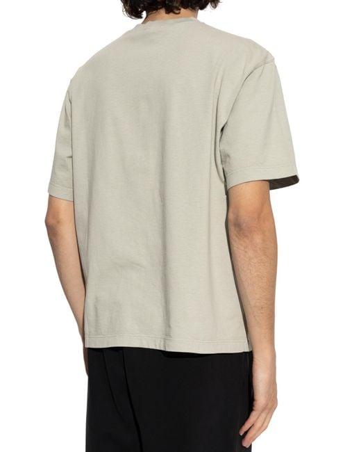 Stone Island T Shirts En Polos Grijs in het White voor heren