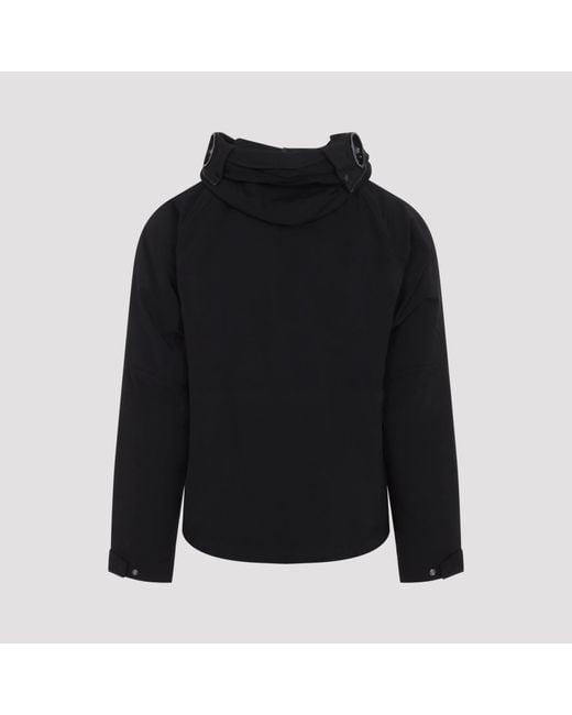 C P Company Black Twill Mixer Explorer Jacket