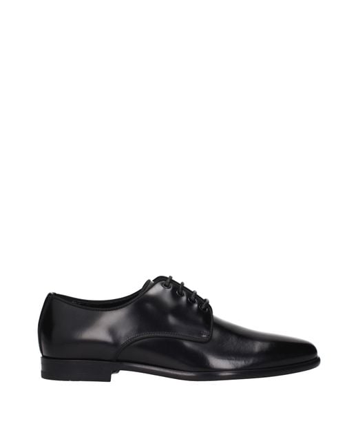 Dolce & Gabbana Black Dolce&Gabbana Derby Leather