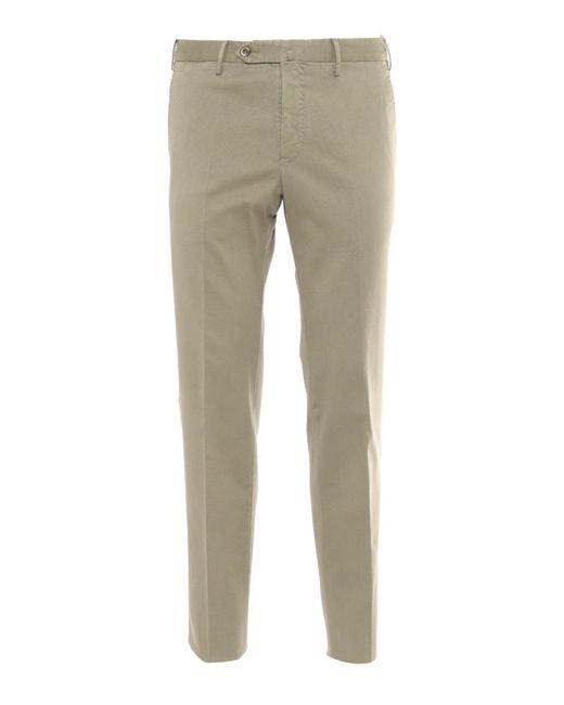 PT01 Natural Slim, Flat Front, Diagonal Pockets And Other