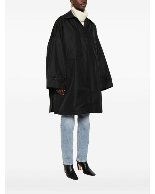 Totême Black Car Coat