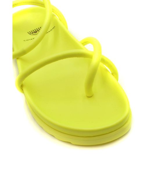 Chiara Ferragni Yellow Sandals