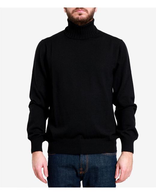 Gran Sasso Black Sweaters for men