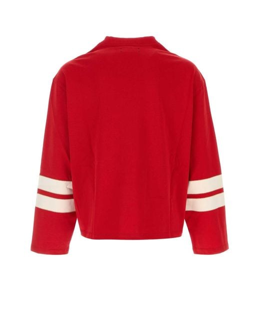 Amiri Red Cotton Oversize T Shirt