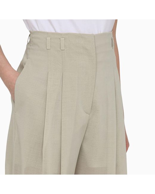 Philosophy Natural Wool Blend Palazzo Trousers