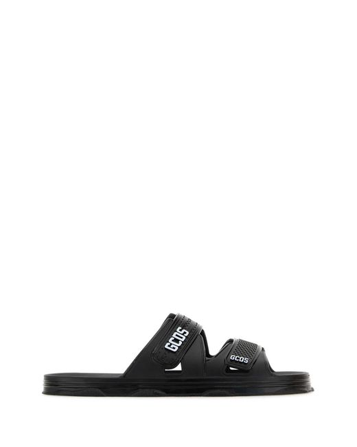 Gcds Black Rubber Slippers