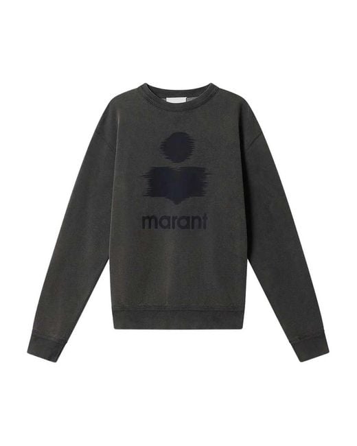 Isabel Marant Black Mikoy Printed Sweatshirt